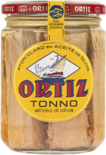 Τόνος Κιτρινόπτερος Βιο Ελαιόλαδο Ortiz 400gr