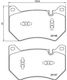 Hella Brake Pad Front for Audi Q5