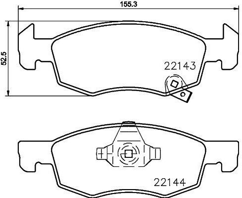 Hella Brake Pad