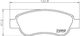 Hella Brake Pad for Citroen C1 Peugeot 108 Toyota Aygo