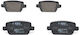 Bosch Σετ Τακάκια για Ford Galaxy / Kuga / Mondeo / S-Max Jaguar MK II Land Rover Freelander
