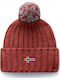 Semiury Beanie Γυναικείος Σκούφος Πλεκτός σε Λευκό χρώμα