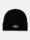 Beanie Ανδρικός Σκούφος Πλεκτός σε Μαύρο χρώμα