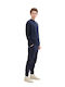 Pantaloni de trening cu Elastic Blue