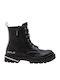 Joplin Lederne Kinderstiefel mit Schnürsenkeln Schwarz