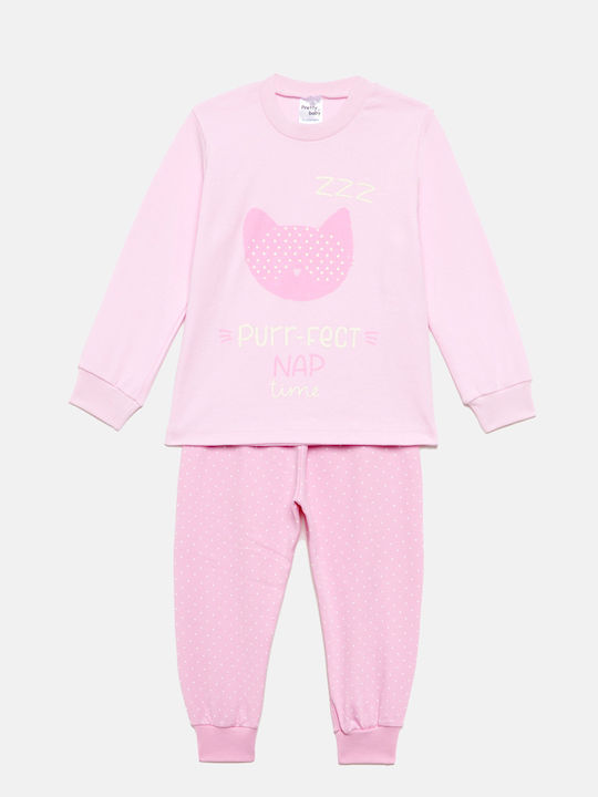 Pretty Baby Детска пижама Зимна Pink