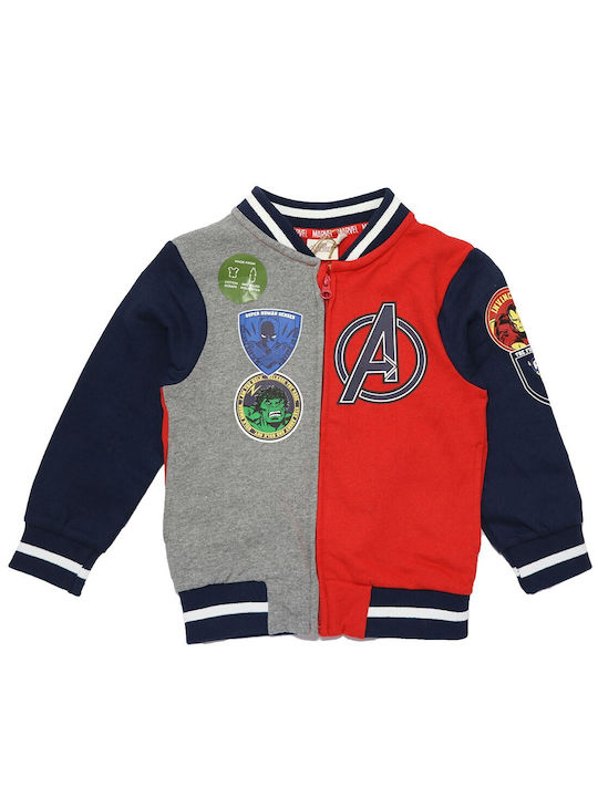 Marvel Kids Cardigan Cotton RED