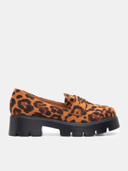 Γυναικεία Loafers σε Καφέ Χρώμα