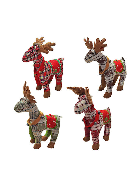 XMASfest Christmas Fabric Figure Reindeer Height 52cm (Μiscellaneous Designs/Colors)