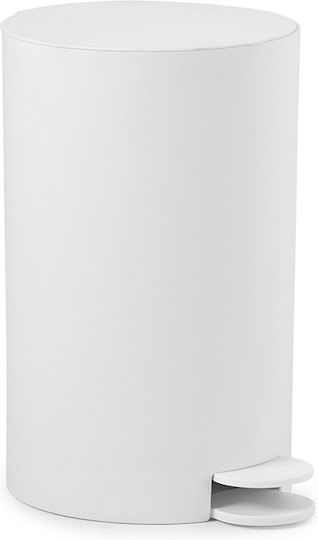 Gedy Plastic Bathroom Basket 3lt White