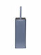 Viomes Plastic Toilet Brush Τιτάνιο