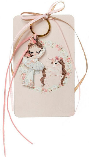 Taufgeschenk Holzschlüsselanhänger Ballerina H-13 Bellissimo Bls-h-13