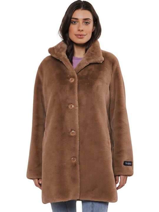 Rino&Pelle Women's Short Fur Brown