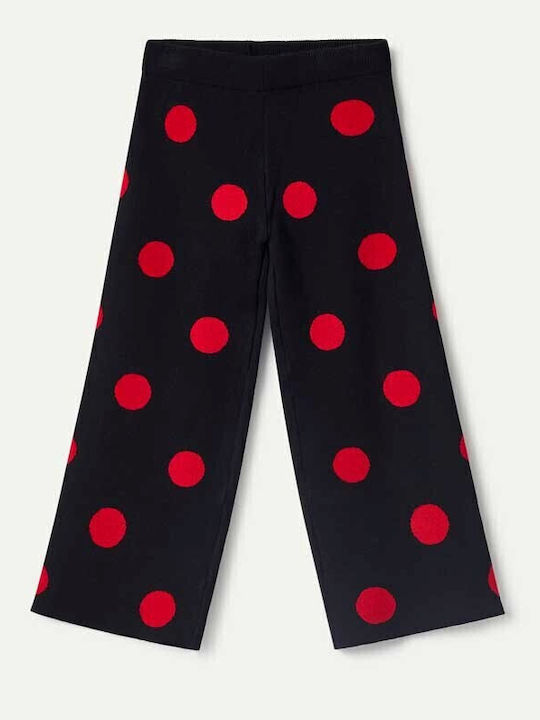 Pantalon Larg pentru Copii Negru