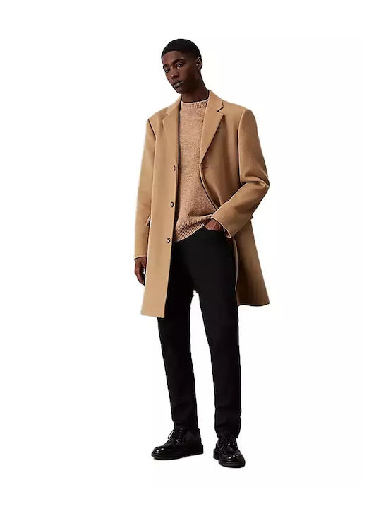 Ανδρικό Παλτό Natural Khaki