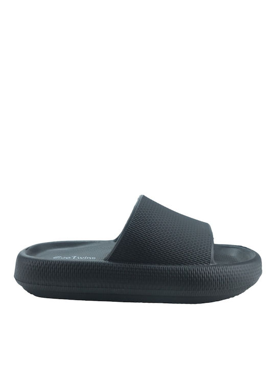 Ecotwins Frauen Flip Flops in Schwarz Farbe