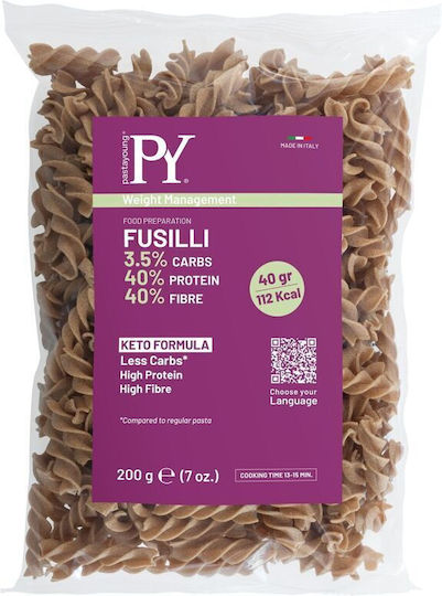 Pasta Young Keto 40 % Protein Fusilli Βίδες 200g