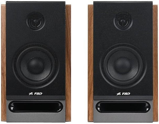 Fenda Αυτοενισχυόμενα Ηχεία με Bluetooth 50W (Ζεύγος) Καφέ
