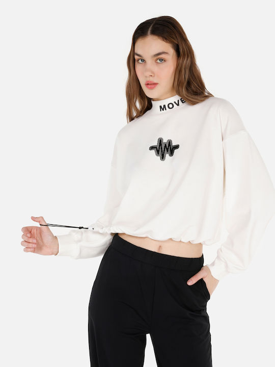 Long Women's Sweatshirt White