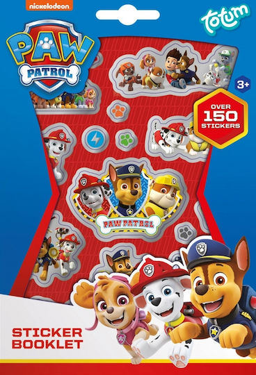 Totum Αυτοκόλλητα Paw Patrol για Παιδιά 3+ Ετών 150τμχ