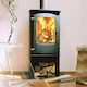 Charnwood Cove 3 Stahl Holzofen Luftheizung 12....