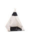 Kids Indian Teepee Play Tent White