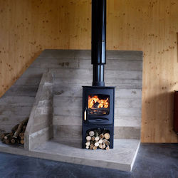 Charnwood C-six Χαλύβδινη Ξυλόσομπα Brown
