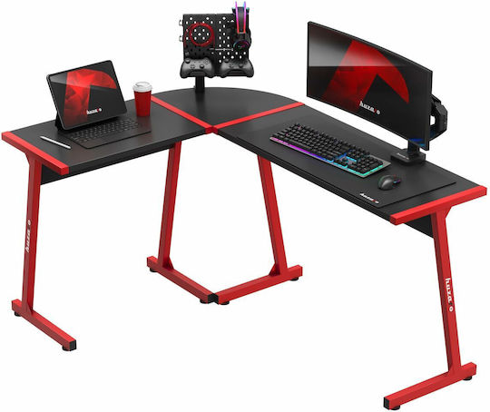 Γραφείο Gaming Hero 6.0 147x112x72εκ. Red