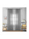 My Home Luxury Perdea Cu Capse Gri 270x290cm