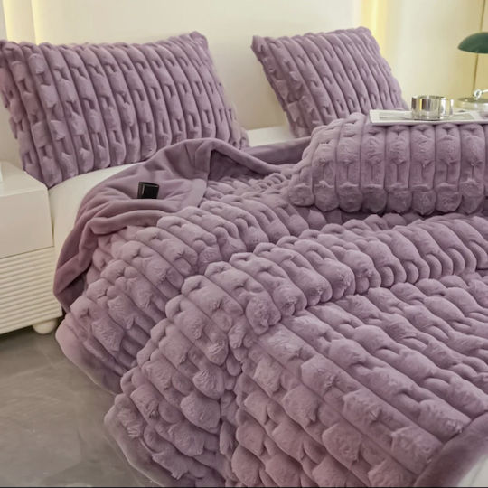 My Home Luxury Σετ Υπέρδιπλη 220x240εκ. Λιλά My Home Luxury Σετ Υπέρδιπλη 220x240εκ. Λιλά