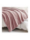 My Home Luxury Κουβέρτα Fleece Υπέρδιπλη 220x240εκ. Ροζ BL220-10