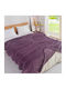 My Home Luxury Κουβέρτα Fleece Υπέρδιπλη 220x240εκ. Λιλά