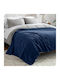 My Home Luxury Κουβέρτα Fleece Υπέρδιπλη 220x240εκ. Μπλε