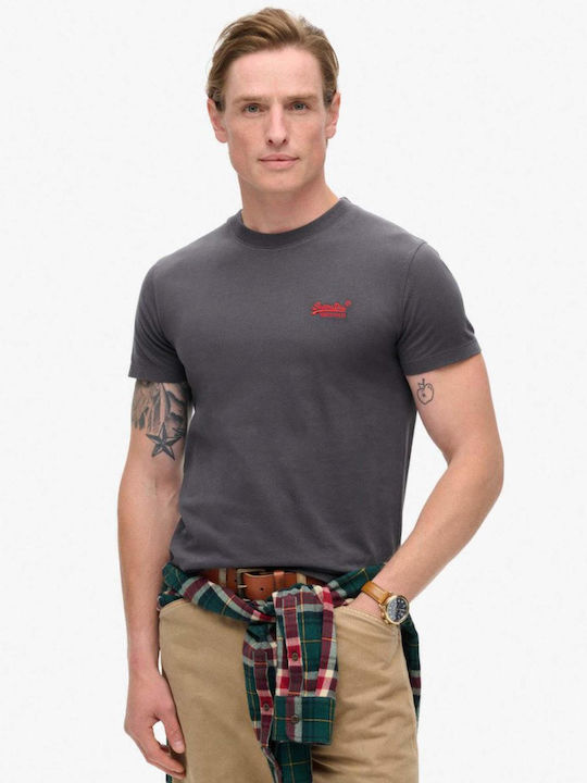 Superdry D1 Ovin T-shirt Γκρι
