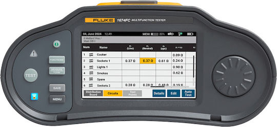 Fluke 1674fc Multifunktionaler Installationstester