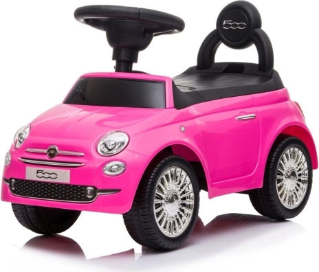 FreeOn Prince Toys Fiat Mersul în Cărucior Pentru Bebeluși Mașină Ride On Pentru 12+ Luni 620 Roz