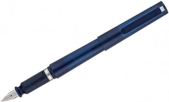 Sailor Πένα Γραφής Medium Μπλε από Ατσάλι με Μπλε Μελάνι