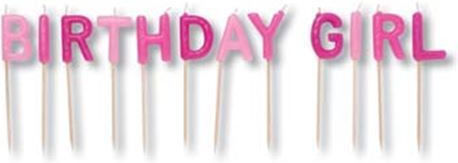 Свещи "Birthday Girl" 12 броя Creative Converting