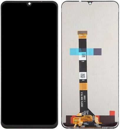O ecran Note cu Mecanism Tactil pentru Realme C53, C51, N53, Note 50, Note 60 (Negru)