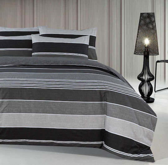 Espree Sheet Sets King Size 280x270cm. Grego Grey 4pcs