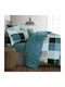 Espree Set Cearșafuri King Size cu Elastic 180x200+35cm. Naty Albastru 4buc