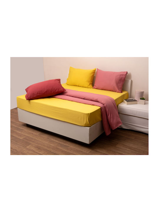 Anna Riska Fashion Σεντόνι Υπέρδιπλο 240x275εκ. 4 Yellow
