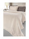 Guy Laroche Smoothie Σετ Κουβέρτα Fleece Υπέρδιπλη 220x240εκ. Ivory