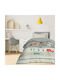 Das Home Παιδικό Κουβερτοπάπλωμα Μονό με Γέμιση Hollowfiber Grey 160x220εκ.