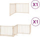 vidaXL Holz Hundeteiler mit 6 Paneelen 480x60cm...