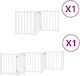 Hundeabsperrung Faltbares Tor 9 Paneele 450cm P...