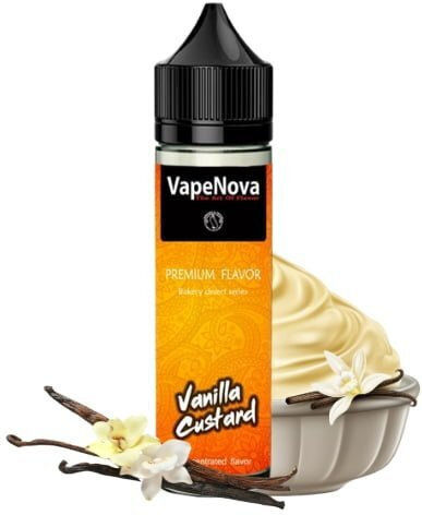 VapeNova Flavor Shot 12ml/60ml 1τμχ Vanilla Custard