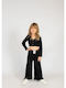 Set pentru copii cu pantaloni Iarnă 2buc Black