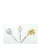 Christmas Metal Decorative Branch 17cm Glitter 50pcs