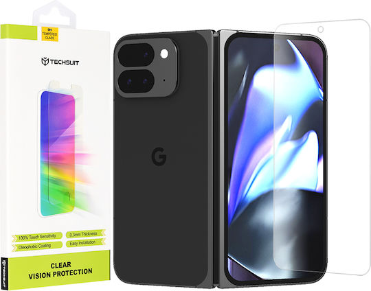 Techsuit Klarsichtglas Außendisplay Google Pixel 9 Pro Fold Transparent